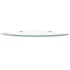 A corner shelf made of glass with two silver brackets. Anteprima dell’immagine prodotto