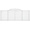 Gabionen mit Hochbogen 13 Stk 300x50x100/120cm Verzinktes Produktbild-Vorschau 4