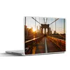 MuchoWow® Laptop Aufkleber Sticker Cover Brooklyn Bridge in Produktbild-Vorschau 1