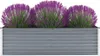 vidaXL Garten-Hochbeet Verzinkter Stahl 160x40x45 cm Grau Produktbild-Vorschau 16