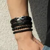 Bracciale da Uomo IN-38347 - Eleganza Nero/Argento KP38347 Anteprima dell’immagine prodotto 2