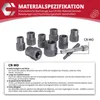 15tlg Bolzen Ausdreher Set 3/8" 8-19 mm / 1/4"-3/4" Produktbild-Vorschau 5