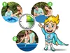 Piscina da giardino con telaio 400 x 211 x 81 cm 15-in-1 Anteprima dell’immagine prodotto 15