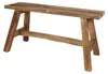 Rustikale Sitzbank aus Altholz 90x35cm Landhausbank Produktbild-Vorschau 1