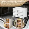 Faltbarer Aufbewahrungsschrank 50 x 31,5 x 138 cm, 5 Ebenen Produktbild-Vorschau 4
