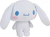 A white plush toy with blue eyes and pink cheeks. Produktbild-Vorschau