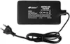 A black heating mat with a power cord and plug, lying on a white background. Anteprima dell’immagine prodotto
