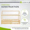 Juskys Kinderbett Marli 90 x 200 cm - Rausfallschutz, Produktbild-Vorschau 8