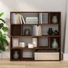 vidaXL Regał/przegroda do pokoju brązowy dąb 105x24x102 cm Podgląd zdjęcia produktu 3