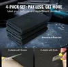 sada 4 svařovacích přikrývek 950 x 910 x 3 mm ochranná Náhled obrázku produktu 4
