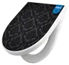WC Sitz mit Absenkautomatik D Form Motiv Black Deluxe [TDW3 Produktbild-Vorschau 1