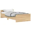 vidaXL Bettgestell ohne Matratze Sonoma-Eiche 90x200 cm Produktbild-Vorschau 1