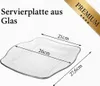 12 Speiseteller Hochwertige Glasteller Essteller Glas Produktbild-Vorschau 10