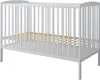2in1 Babybett und Kinderbett 120x60cm, Weiss, mit 3-Fach Produktbild-Vorschau 4