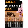 8 baterii DURACELL PLUS Micro AAA 1,5 V Podgląd zdjęcia produktu 4