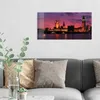 DEQORI Glasbild Echtglas 60x30 cm 'London im Abendrot' Produktbild-Vorschau 3