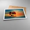 Gerahmtes Poster - Weißer Rahmen - See Natur Nacht - Produktbild-Vorschau 3