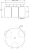 Globo Lighting plafoniera in metallo nero opaco, 3x E27 Anteprima dell’immagine prodotto 8