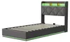 Lit rembourré ProximaX 90 x 200 cm avec ports USB et Voir les images du produit 15