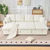 Chenille U-Form Ecksofa mit Bettkasten und Schlaffunktion, Produktbild-Vorschau 2