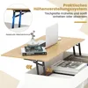 COSTWAY Stolik kawowy z regulacją wysokości, stolik boczny Podgląd zdjęcia produktu 5