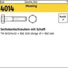 Reyher  Sechskantschrauben ISO 4014 Messing M 8 x 60 Ms Produktbild-Vorschau 1