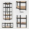 AREBOS sada 3 regálov pre vysoké zaťaženie | rohové regály, Náhľad obrázku produktu 8