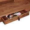 WOHNLING Schreibtisch Massivholz Sheesham Sekretär 115 x Produktbild-Vorschau 8