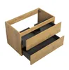 Badplaats Waschbeckenunterschrank Angela 80 x 48 cm Eiche - Produktbild-Vorschau 2