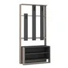 A coat rack with shoe storage. Produktbild-Vorschau