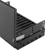 A black foldable grill with a silver grate is shown against a white background. Voir les images du produit