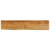 Tischplatte mit Baumkante 140x30x3,8 cm Massivholz Mango Produktbild-Vorschau 5