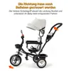 4 in 1 Baby-Dreirad Kinderdreirad Lenkstange Fahrrad Baby Produktbild-Vorschau 6