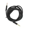 A coiled black audio cable with gold-plated connectors on a white background. Anteprima dell’immagine prodotto