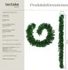 tectake® Weihnachtsgirlande naturgetreu, 270 cm mit Produktbild-Vorschau 5