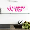 Wandtattoo - Wandaufkleber - Wandtattoo Scharfer Koch - Produktbild-Vorschau 1