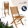 Casaria® Set di Mobili da Giardino 5 Pezzi Modello 2026 Anteprima dell’immagine prodotto 6