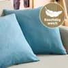 Blumtal 2er Set Kissenbezug 40x60 cm Chenille - Kuscheliges Produktbild-Vorschau 2