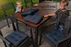 Sunnypillow 4er Set Stuhlkissen 40x40 cm Bequeme 8cm Produktbild-Vorschau 2
