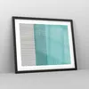 Gerahmtes Poster - Schwarzer Rahmen - Abstraktion Modern Produktbild-Vorschau 8
