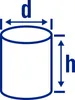 Caraffa dosatrice 3000 ml PP trasparente D175xH238mm manico Anteprima dell’immagine prodotto 7