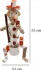 Figura da giardino in legno 55 cm betulla pescatore - Anteprima dell’immagine prodotto 2