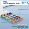 Extralink Cat.8 U/FTP 0,5 m 40 Gb/s Cavo LAN piatto RJ45, Anteprima dell’immagine prodotto 6