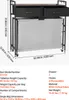 A product shot of a laundry cart with dimensions and specifications overlaid. Náhled obrázku produktu