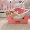 Flumi kinderfauteuil van bouclé met oortjes en naamgravure, Productafbeelding-voorbeeld 6