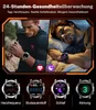 Smartwatch Herren Militär mit 1000mAh Akku, 1,75" HD Produktbild-Vorschau 3
