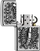 Zippo Benzin-Feuerzeug Street Chrom Plakette Cancer Produktbild-Vorschau 2