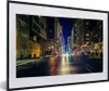 MuchoWow® Gerahmtes Poster New York - Taxi - Nacht 60x40 cm Produktbild-Vorschau 1