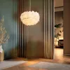 Suspension en plumes Suspension moderne Ø 30 cm Lampe Voir les images du produit 8