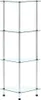 vidaXL Regál so 4 policami Transparent 30x30x100 cm Tvrdené Náhľad obrázku produktu 1